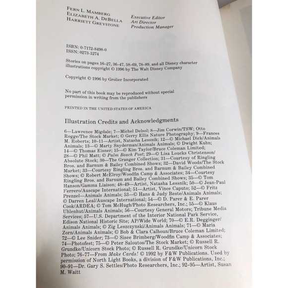 Vintage Disney's Year Book Lot 1992 93 95 96 Wonderful World of Reading Grolier - Picture 7 of 10